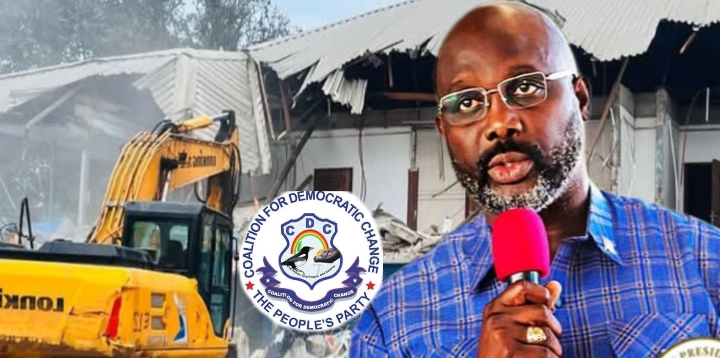‎“Failed Mission to Destroy CDC” — Weah Attacks Boakai Over Party HQ Eviction