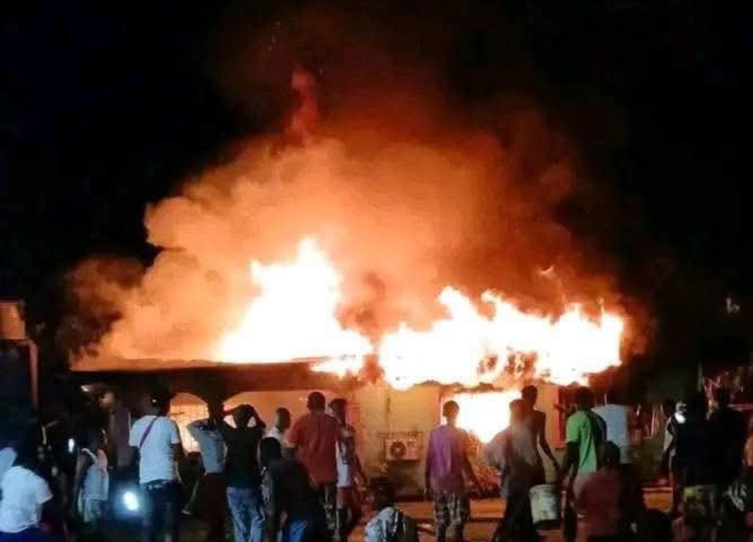 Grief and Flames: Duport Road Shara Community Mourns Chairlady and Family Lost in Midnight Fire
