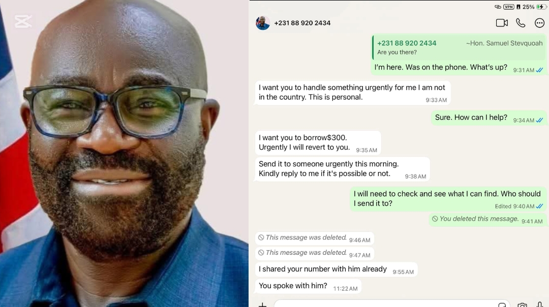 Who Is Impersonating Liberia’s Chief of Staff? Minister Stevquoh Warns of Scammers Using His Name for Fraud