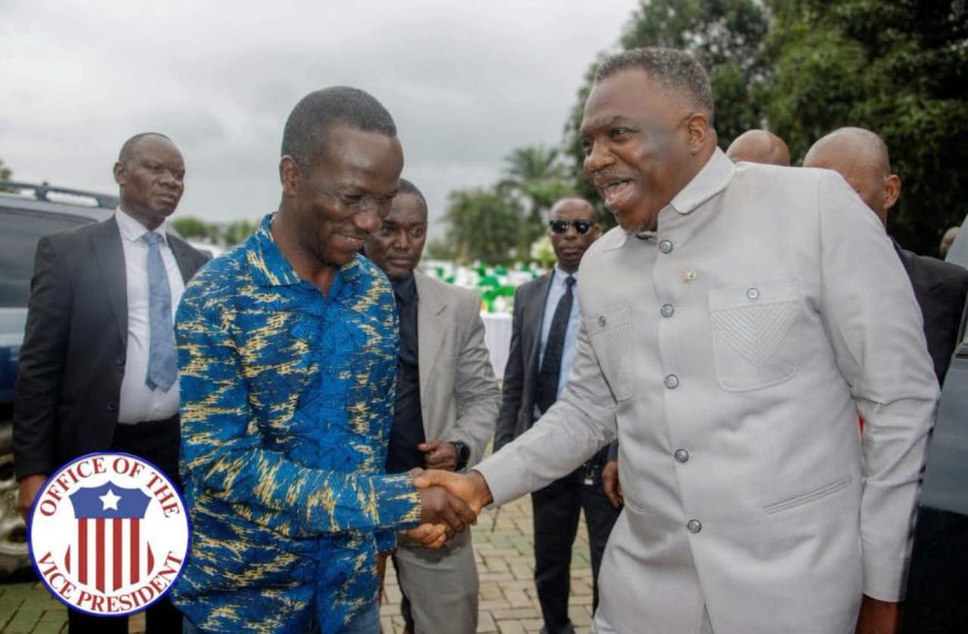 VP Koung Visits Wilmot Paye in Monrovia, Calls&hellip;