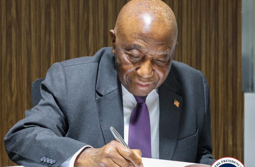 Boakai Tackles Online Harassment, Data Theft As he Signs Cybercrime Bill